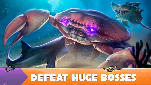 Gameplay emozionante con squalo predatore nelle profondità marine